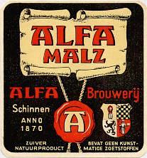 Alfa (Meens Bierbrouwerij), Malz