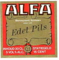 Alfa (Meens Bierbrouwerij), Alfa Edel Pils