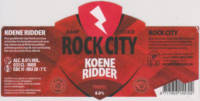 Rock City Brewing, Koene Ridder Tripel Rock City Brewing, Koene Ridder Tripel