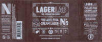 Brouwerij Noordt, Lager Lab N° 9 Philadelphia Cream Lager