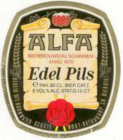 Alfa (Meens Bierbrouwerij), Alfa Edel Pils