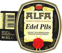 Alfa (Meens Bierbrouwerij), Alfa Edel Pils