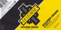 Bierbrouwerij De Leckere, Gulden Craen Blond Bierbrouwerij De Leckere, Gulden Craen Blond