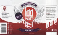 100 Watt Brewery, 200 Watt Barrel Aged Holiness