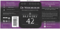 Brewery 42, De Weekbreker Belgian Tripel