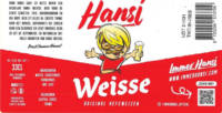 Brouwerij Van de Oirsprong, Hansi Weisse