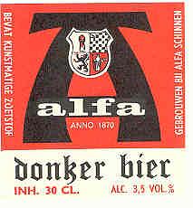 Alfa (Meens Bierbrouwerij), Donker Bier