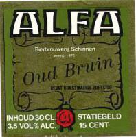 Alfa (Meens Bierbrouwerij), Alfa Oud Bruin