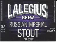LaLegius Brew, Russian Imperial Stout ``Big Boris``