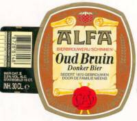 Alfa (Meens Bierbrouwerij), Alfa Oud Bruin