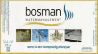 Buitenlandse bieren voor Nederlandse markt (etiket Nederlandse plaatsnaam), Bosman Watermanagement