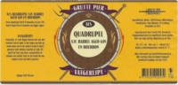 Grutte Pier Brouwerij, Vatgerijpt ALS Quadrupel V2C Barrel Aged Gin en Bourbon