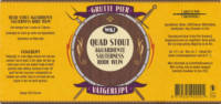 Grutte Pier Brouwerij, Vatgerijpt No K2 Quad Stout Aguardiente Sauterness Rode Wijn