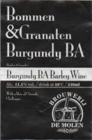 Brouwerij De Molen, Bommen & Granaten Burgundy BA Barley wine