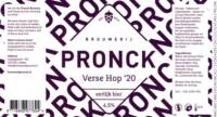 Brouwerij Pronck, Verse Hop '20