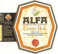 Alfa (Meens Bierbrouwerij), Alfa Lente Bok