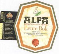 Alfa (Meens Bierbrouwerij), Alfa Lente Bok