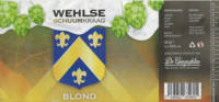 Buitenlandse bieren voor Nederlandse markt (etiket Nederlandse plaatsnaam), Wehlse Schuumkraag Blond
