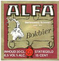 Alfa (Meens Bierbrouwerij), Alfa Bokbier