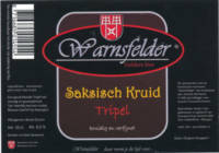 Warnsfelder, Saksisch Kruid Tripel