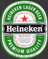 Licentiebrouwsels , Heineken Lager Beer Premium Quality