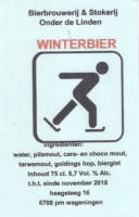 Brouwerij Onder De Linden, Winterbier Brouwerij Onder De Linden, Winterbier