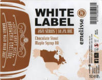 Brouwerij Emelisse, White Label Chocolate Stout Maple Syrup BA