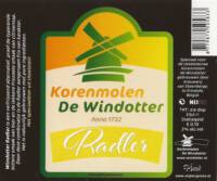 Buitenlandse bieren voor Nederlandse markt (etiket Nederlandse plaatsnaam), Korenmolen de Windotter Radler