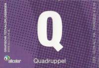 Buitenlandse bieren voor Nederlandse markt (etiket Nederlandse plaatsnaam), Allcolor Q Quadruppel