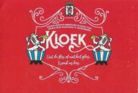 Buitenlandse bieren voor Nederlandse markt (etiket Nederlandse plaatsnaam), Kloek