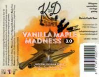 Brouwerij Klein Duimpje, Vanilla Maple Madness 3.0 Imperial Russian Stout