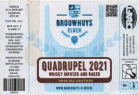 Brouwhuys Elden, Quadrupel 2021 Whiskey infused and oaked