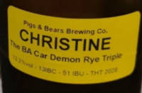 Pigs & Bears Brewing Co., Christine