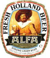 Alfa (Meens Bierbrouwerij), Alfa Fresh Holland Beer Strong Lager Beer