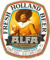 Alfa (Meens Bierbrouwerij), Alfa Fresh Holland Beer Strong Lager Beer