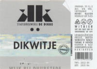 Stadsbrouwerij De Dikke, Dikwitje