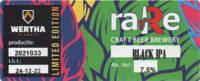 RaRe Craft Beer Brewery, Black IPA