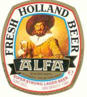 Alfa (Meens Bierbrouwerij), Fresh Holland Beer Super Strong Lager Beer