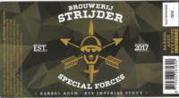 Brouwerij Strijder, Special Forces Barrel Aged  - Rye Imperial Stout
