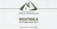 Stony Mountain Brewery, Nightwalk Barrel Aged Sweet Stout