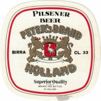 Zuidhollandse Bierbrouwerij (ZHB), Peter's Brand Holland Pilsener Beer Birra