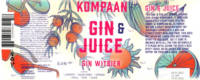 Kompaan Dutch Craft Beer Company, Gin & Juice Gin Witbier