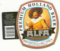 Alfa (Meens Bierbrouwerij), Alfa Premium Holland Beer