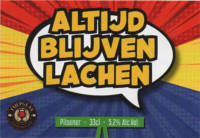 Buitenlandse bieren voor Nederlandse markt (etiket Nederlandse plaatsnaam), Altijd Blijven Lachen Pilsener