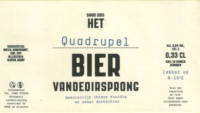 Brouwerij Van de Oirsprong, Quadrupel