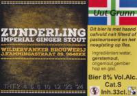 Wildervanker Brouwerij, Zunderling Imperial Ginger Stout