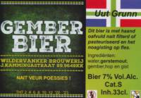 Wildervanker Brouwerij, Gember Bier