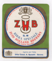 Zuidhollandse Bierbrouwerij (ZHB), Z.H.B. Birra Speciale