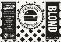 Buitenlandse bieren voor Nederlandse markt (etiket Nederlandse plaatsnaam), Burgers van Barneveld Blond