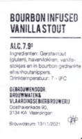 Brouwmaten, Bourbon Infused Vanilla Stout